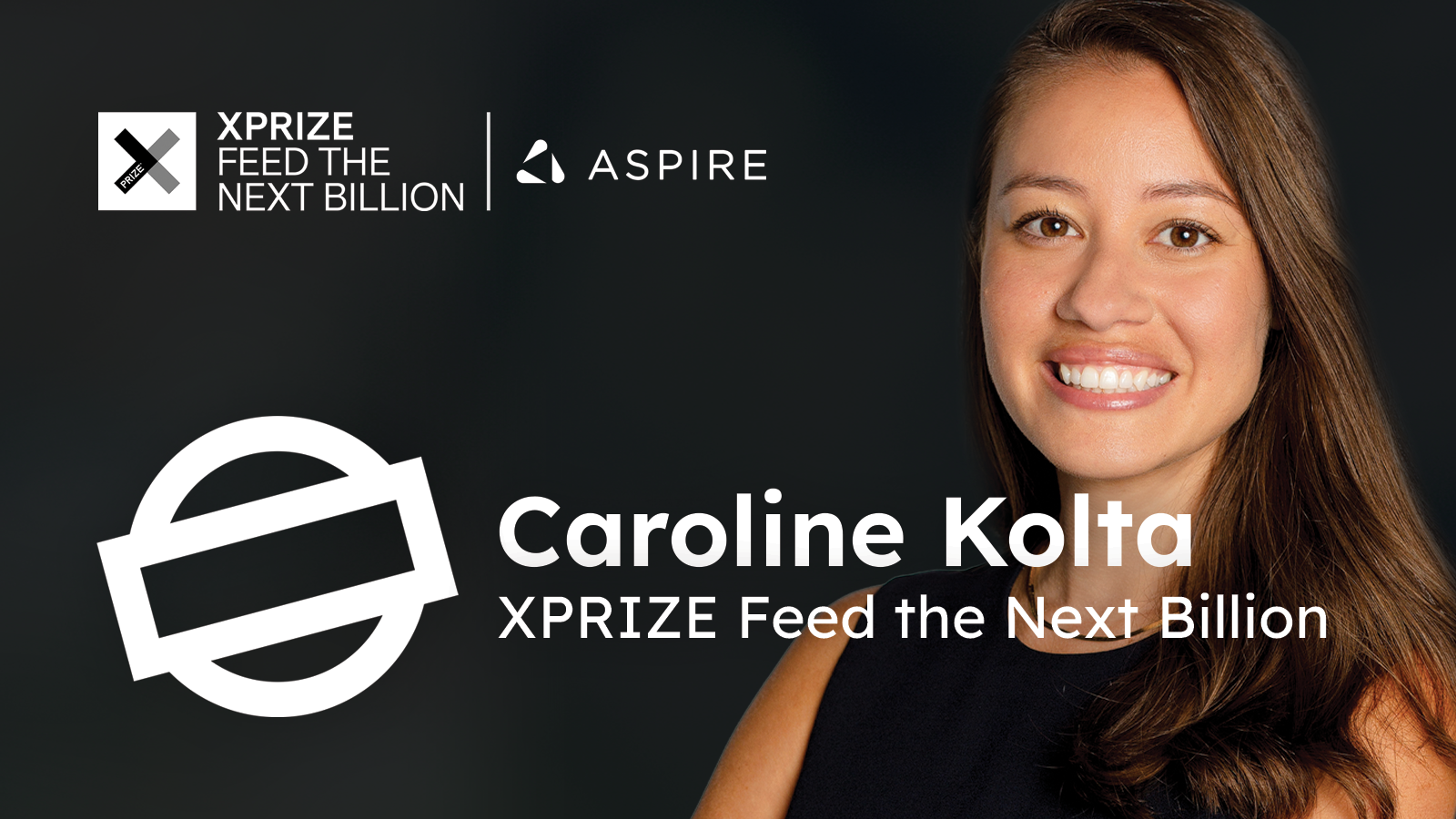 Caroline Kolta of XPRIZE podcast graphic